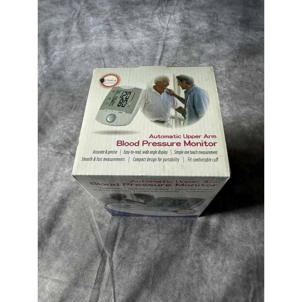 A&M Automatic Talking Upper Arm Blood Pressure Monitor HL858GU w/ Irregular HB